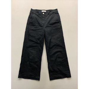 Everlane Women's Black High Rise Wide Leg Jeans Size 10